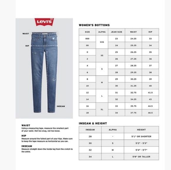 (179)Levi's Women's Ribcage Straight Ankle Jeans 100% Cotton A Super High Rise - Picture 4 of 16